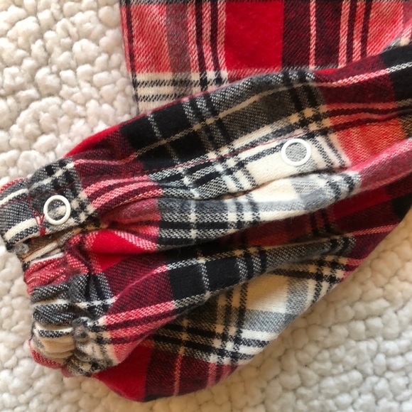 NWT FLANNEL PLAID KITTY CAT OUTFIT! - Picture 3 of 6